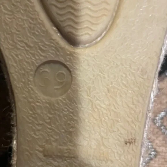 Toni Pons Valencia Black Linen Wedge Espadrille, size 39 (8.5) - Picture 5 of 8